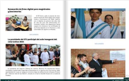 STJ presentó un Informe de Gestión: "Compromiso con el servicio de justicia, la innovación, la formación permanente y la cercanía con la comunidad" imagen-15