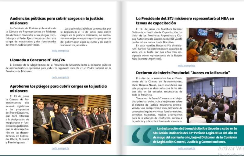 STJ presentó un Informe de Gestión: "Compromiso con el servicio de justicia, la innovación, la formación permanente y la cercanía con la comunidad" imagen-2