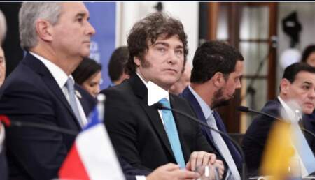 Milei y otros cinco presidentes del Mercosur exigieron “restablecer el orden democrático” en Venezuela imagen-5