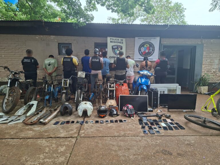 Posadas: desmantelan un taller clandestino donde una banda desguazaba motos robadas en la chacra 112 Posadas: desmantelan un taller clandestino donde una banda desguazaba motos robadas en la chacra 112 imagen-38