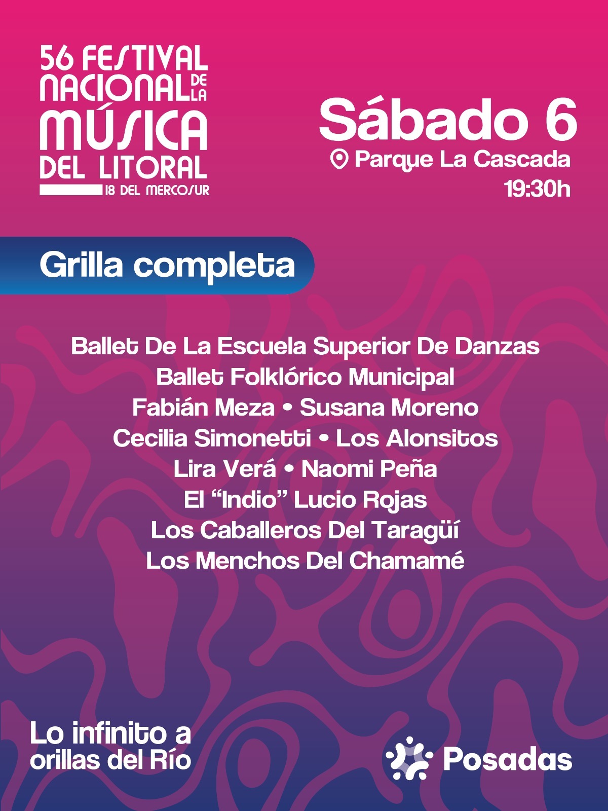 Difundieron la grilla definitiva del 56° Festival Nacional de la Música del Litoral y 18° del Mercosur 5 Difundieron la grilla definitiva del 56° Festival Nacional de la Música del Litoral y 18° del Mercosur imagen-4