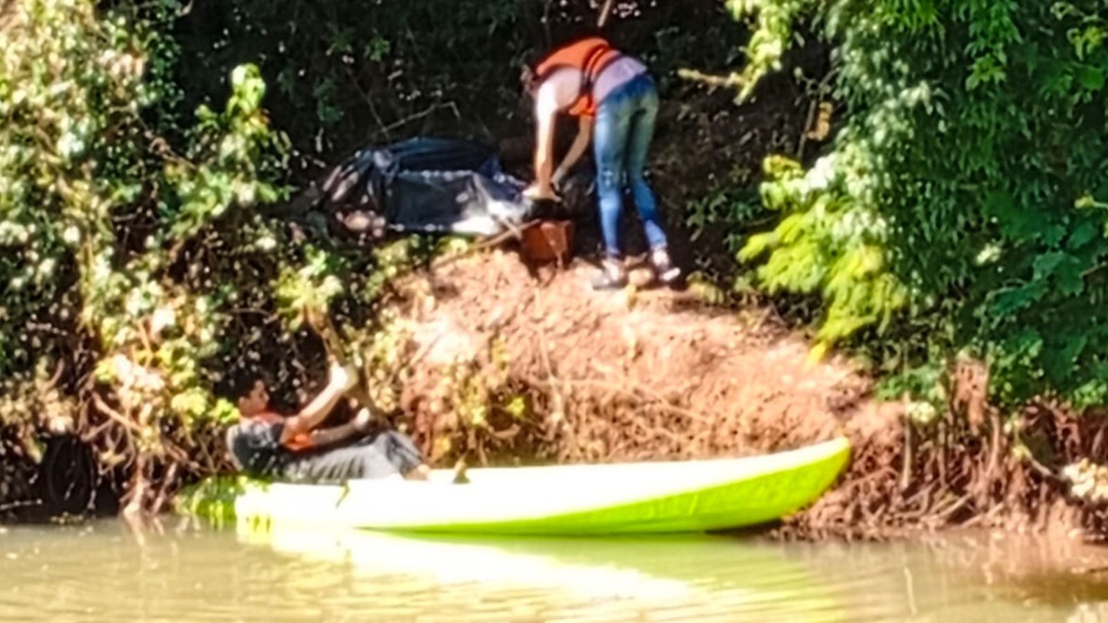 Para fomentar el cuidado del ambiente, realizaron la tradicional jornada de limpieza del arroyo San Francisco en Comandante Andresito imagen-5
