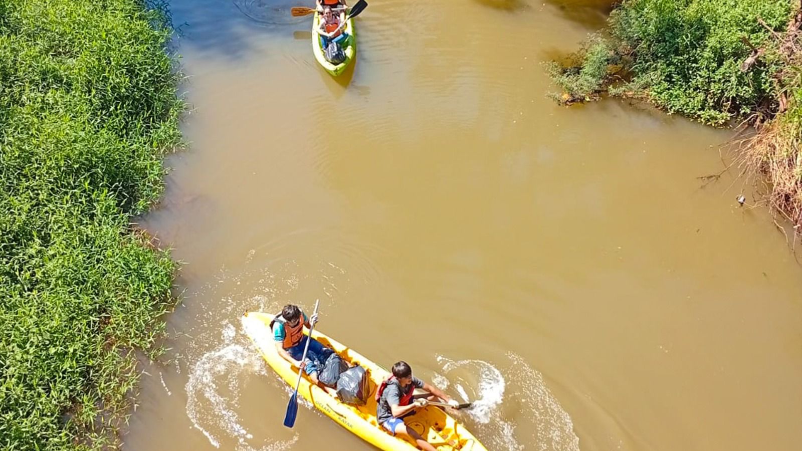 Para fomentar el cuidado del ambiente, realizaron la tradicional jornada de limpieza del arroyo San Francisco en Comandante Andresito imagen-1