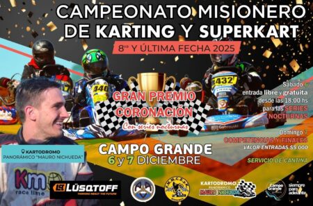 Karting: Campo Grande se prepara para la gran coronación del Karting y Superkart Misionero imagen-11
