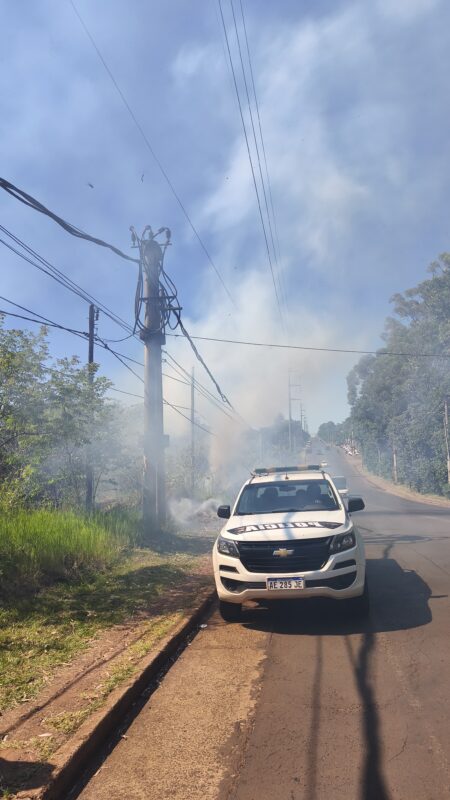 Bomberos controlaron un incendio de malezas en Posadas imagen-18