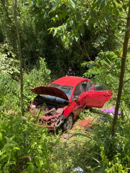 Despiste vehicular dejó lesionados en Puerto Esperanza imagen-9