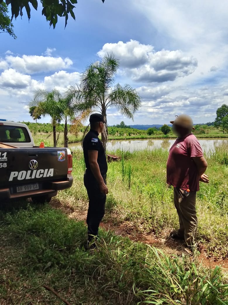 Investigan la muerte de un hombre que se habría ahogado en un tajamar de Campo Ramón imagen-2