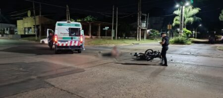 Motociclista lesionado tras colisión en Avenida López y Planes imagen-5