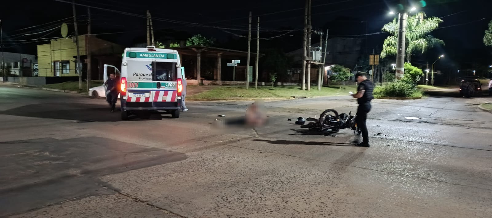 Motociclista lesionado tras colisión en Avenida López y Planes imagen-6