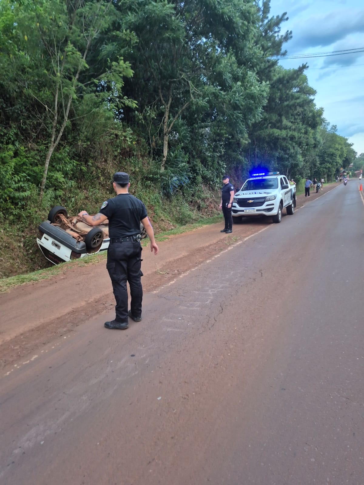 El Alcázar: siniestro vial por despiste dejó un lesionado leve imagen-2