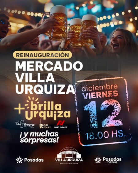 Posadas celebra “Brilla Urquiza” y reabre el histórico Mercado de Villa Urquiza imagen-4