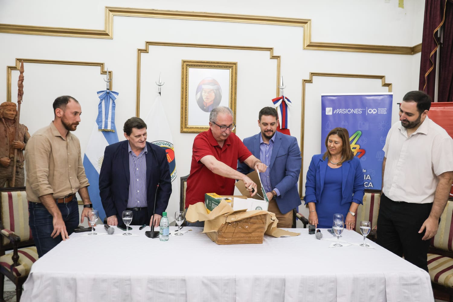 Obra histórica: Passalacqua encabezó la apertura de ofertas para la línea de 132 kV que abastecerá a más de 100 mil familias en 30 municipios imagen-8