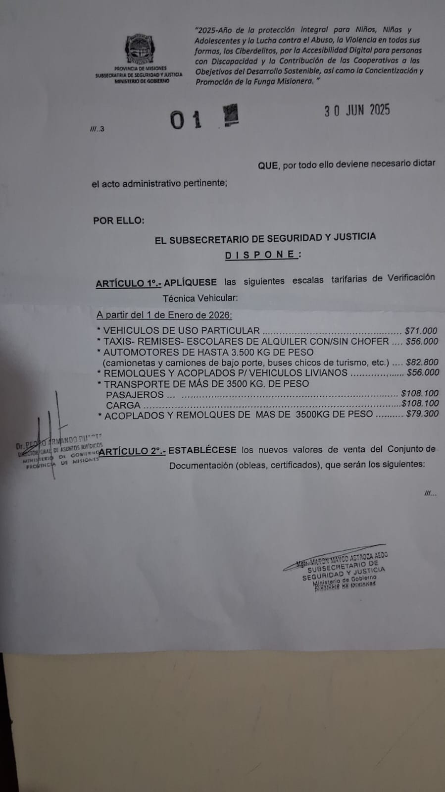 Aumenta la Verificación Técnica Vehicular en Misiones desde enero de 2026 3 Aumenta la Verificación Técnica Vehicular en Misiones desde enero de 2026 imagen-2