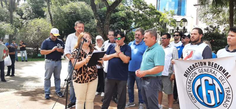 Movilización de la CGT Misiones contra la reforma laboral: "Sólo profundizará la precarización, la pobreza y la desigualdad” imagen-2