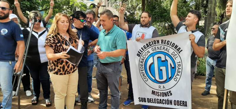 Movilización de la CGT Misiones contra la reforma laboral: "Sólo profundizará la precarización, la pobreza y la desigualdad” imagen-4