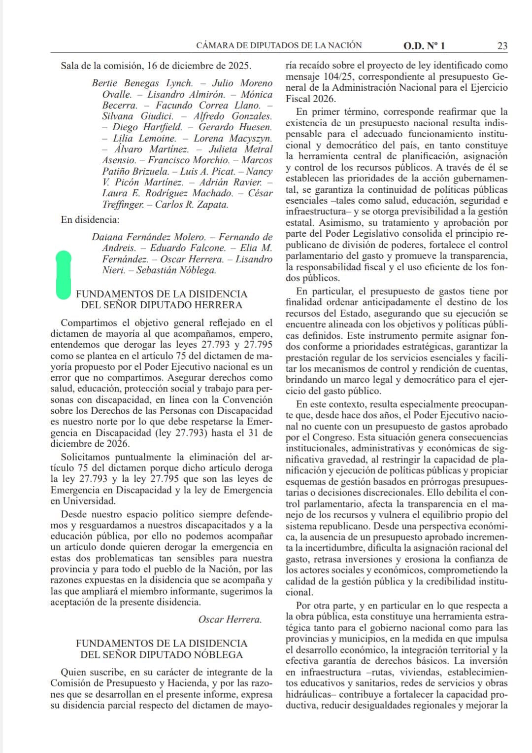 El Frente Renovador Neo y una disidencia crucial en la defensa de la discapacidad y la emergencia universitaria 5 El Frente Renovador Neo y una disidencia crucial en la defensa de la discapacidad y la emergencia universitaria imagen-4