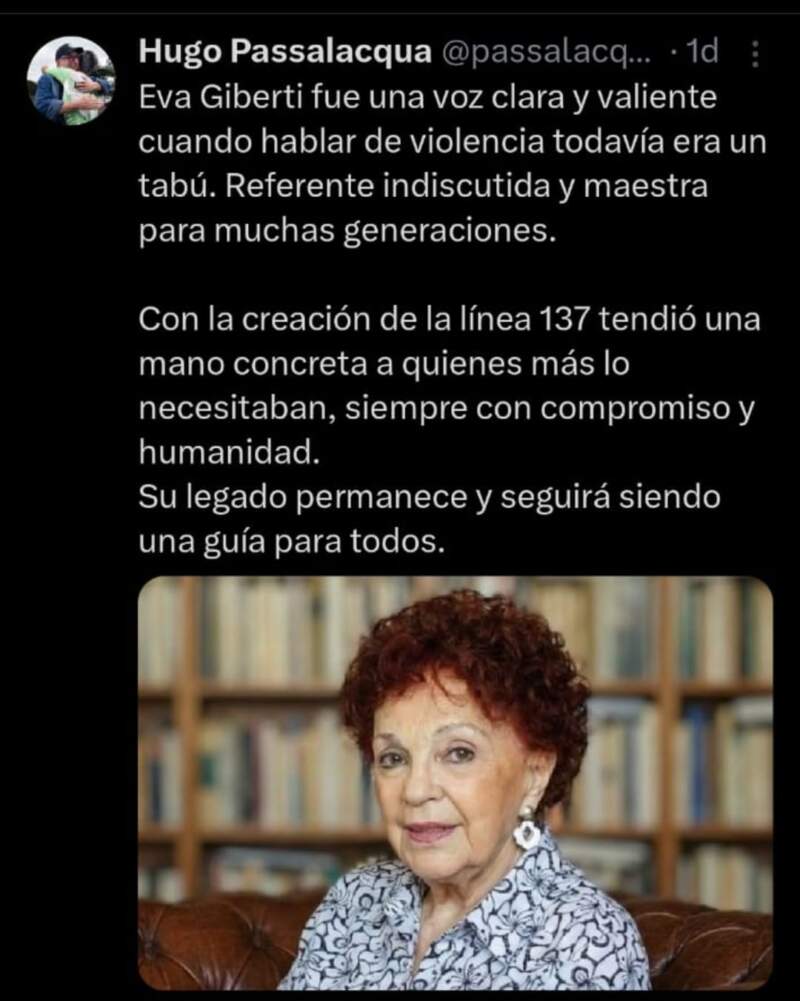 Eva Giberti: una gran impulsora de la defensa de los derechos de mujeres, niñas, niños y adolescentes en Misiones imagen-4