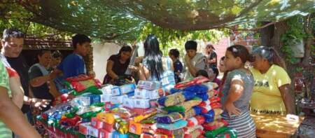 Entregaron donaciones del partido de fútbol organizadas por Las Estrellas Misioneras imagen-11