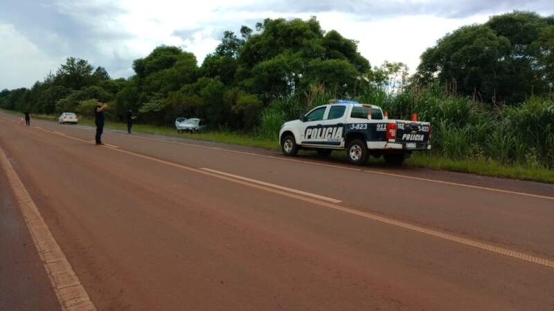 Despiste de un automóvil dejó un conductor lesionado en la Ruta Nacional 14 imagen-2
