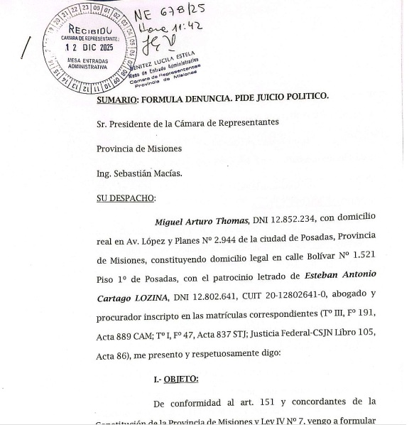 Legislatura: rechazan pedido de juicio político contra la Presidenta del Superior Tribunal de Justicia 3 Legislatura: rechazan pedido de juicio político contra la Presidenta del Superior Tribunal de Justicia imagen-2