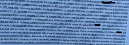 Padres de la Epet 1 denunciaron por "estafa" a empresa contratada para realizar la Recepción de egresados imagen-11