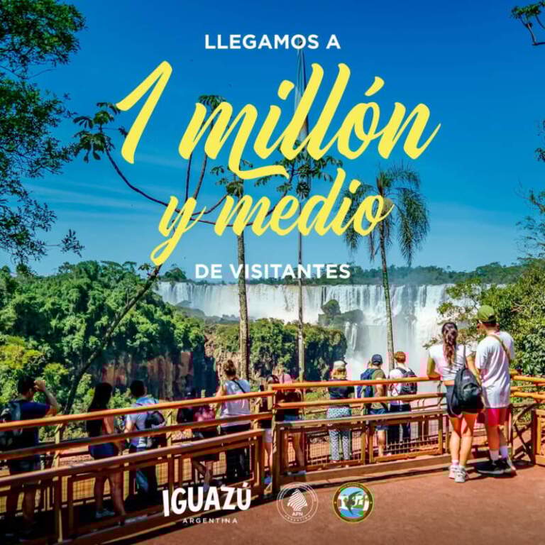 Cataratas: el Parque Nacional Iguazú celebró la llegada del turista número 1.500.000 imagen-26