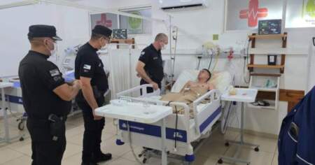 Presencia y contención: el Subjefe de Policía estuvo junto al efectivo policial herido y su familia en Bernardo de Irigoyen imagen-12