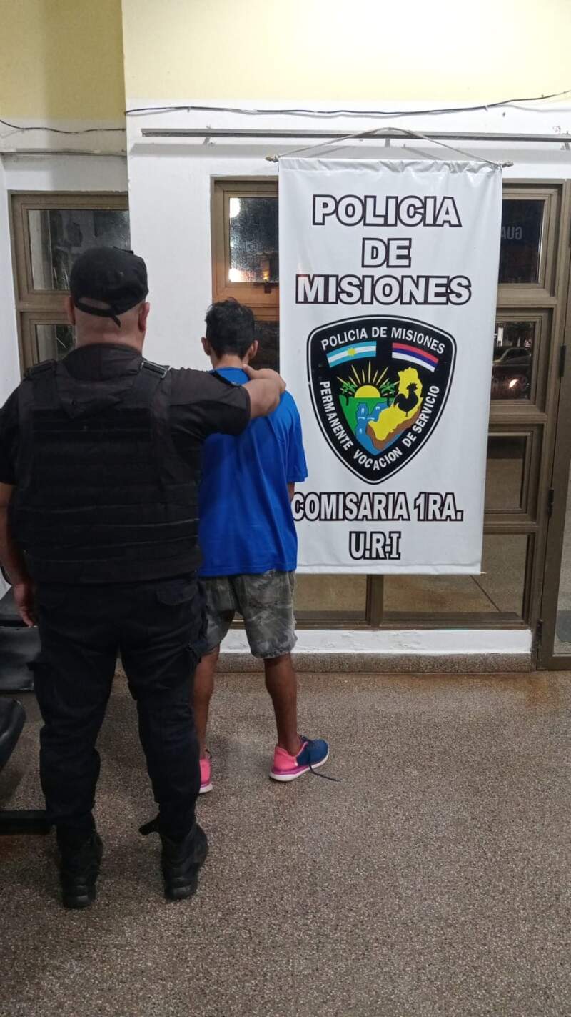 Alertas del CIO 911 y patrullas del GAP permitieron capturar a un agresor en el centro de Posadas imagen-4