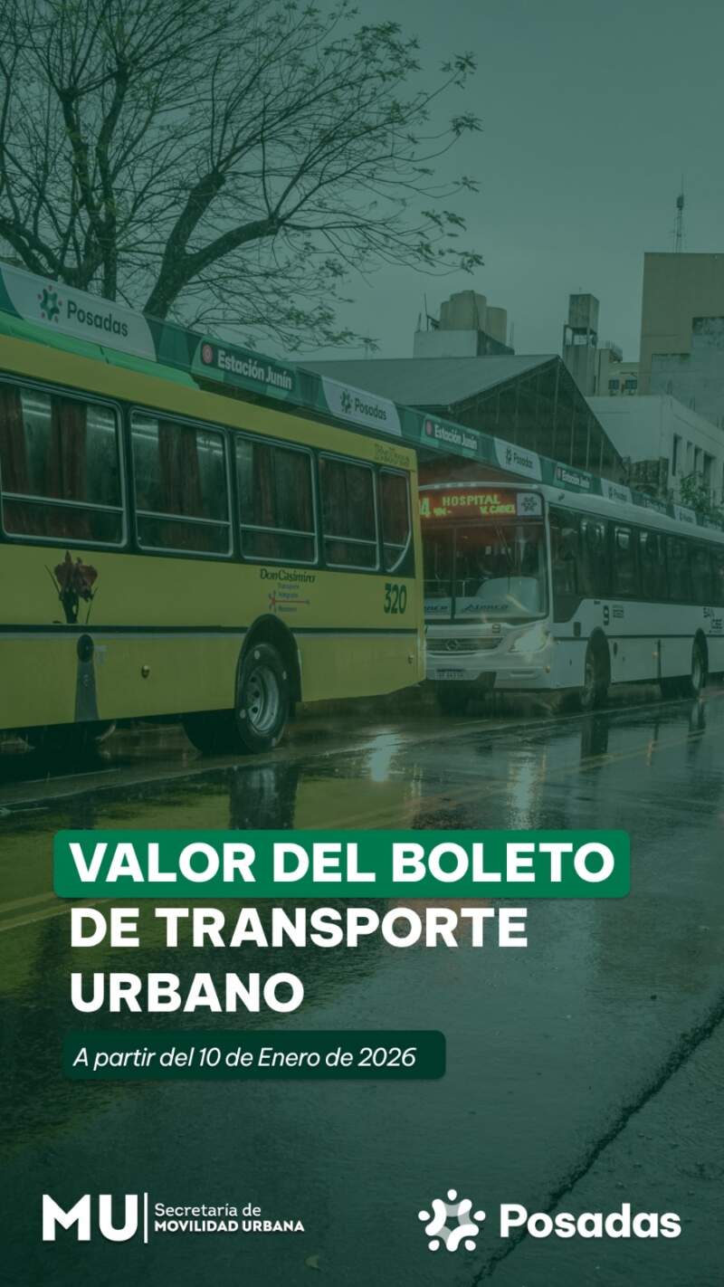 La Municipalidad de Posadas informa la actualización del valor del boleto urbano imagen-6