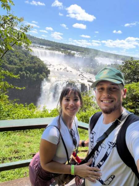 Lucas Ocampos, ex River y Selección, pasó por las Cataratas del Iguazú con su pareja y publicó su visita imagen-11