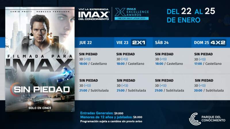 «Sin piedad»: un thriller de ciencia ficción para el regreso del IMAX 3 «Sin piedad»: un thriller de ciencia ficción para el regreso del IMAX imagen-2