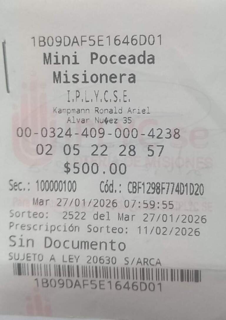 Con el mayor premio de la Mini Poceada se tomará un descanso en familia imagen-28