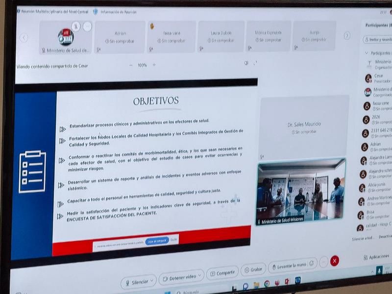 Salud Misiones presentó el Plan Provincial de Calidad 2025–2030, cuáles son los principales objetivos imagen-2