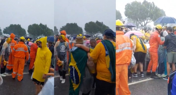 Brasilia: un rayo hirió a 30 manifestantes durante una marcha a favor de Bolsonaro imagen-68