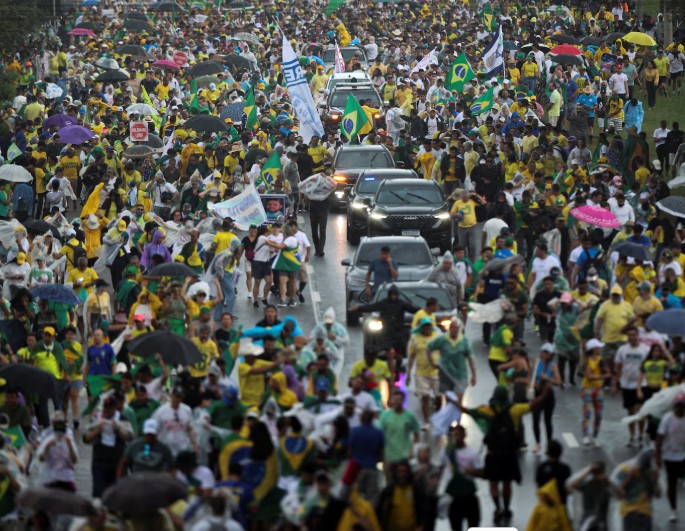 Brasilia: un rayo hirió a 30 manifestantes durante una marcha a favor de Bolsonaro imagen-2