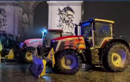 Tractorazo francés: agricultores toman París en la antesala del voto clave por el acuerdo UE-Mercosur imagen-5