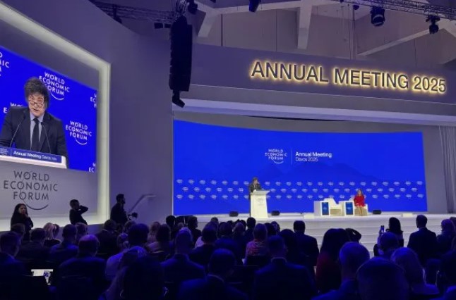 Javier Milei, en Davos para participar del Foro Económico Mundial imagen-2