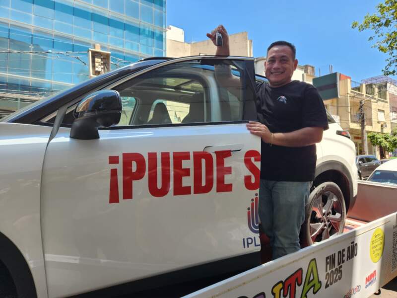 Tombolita: un posadeño comenzó el 2026 sobre ruedas tras ganar una camioneta BAIC 0 km en la Poceada Misionera imagen-2