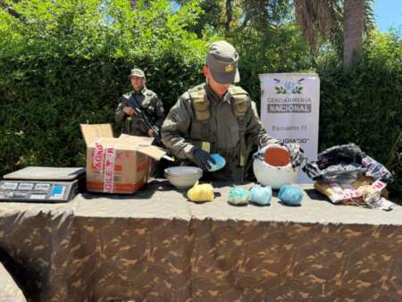 Gendarmería: Abrieron una encomienda y hallaron más de 2 kilos de cocaína imagen-32