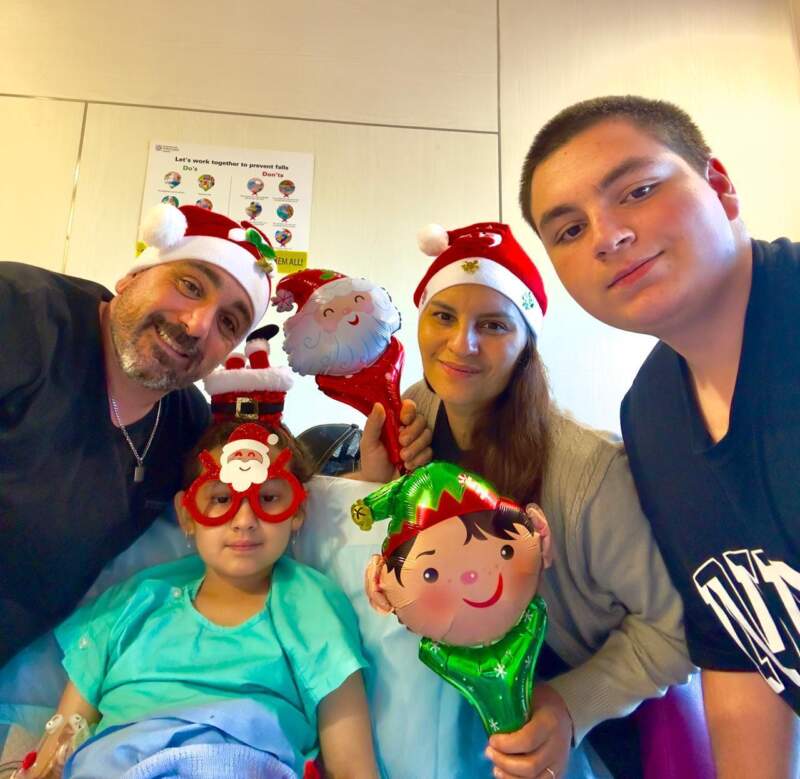 La familia de Santino se solidariza con una niña argentina internada en Singapur con leucemia y acude a la ayuda de la gente imagen-13