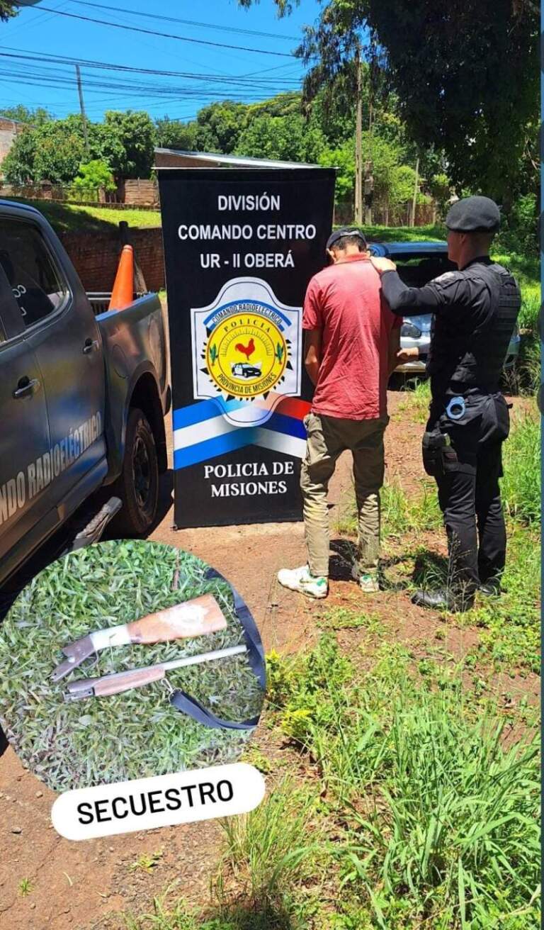 Oberá: esclarecieron un ataque con arma de fuego, secuestraron una escopeta y detuvieron al agresor imagen-37