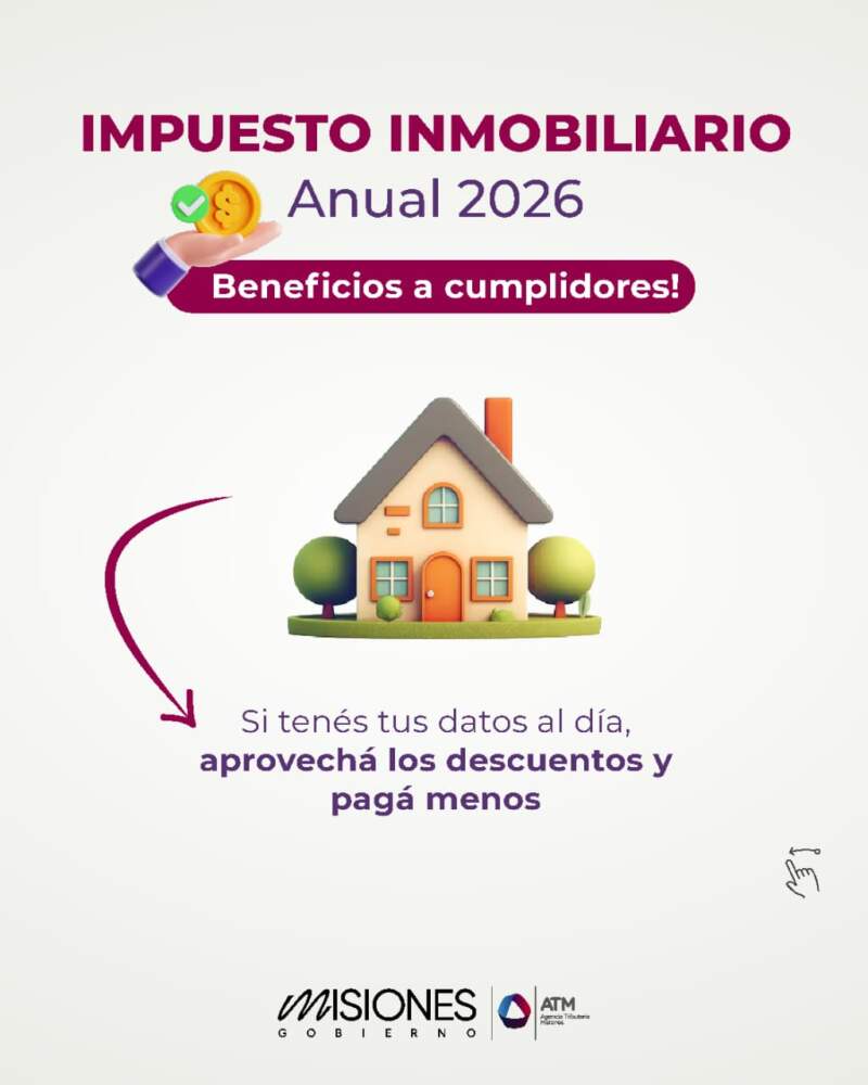 Impuesto Inmobiliario 2026: Descuento de hasta el 40% en el pago anual y hasta 3 cuotas sin interés con el Banco Macro 7 Impuesto Inmobiliario 2026: Descuento de hasta el 40% en el pago anual y hasta 3 cuotas sin interés con el Banco Macro imagen-6