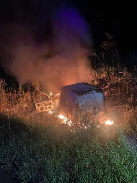 Itacaruaré: Un conductor murió atrapado tras despistar e incendiarse su vehículo imagen-32