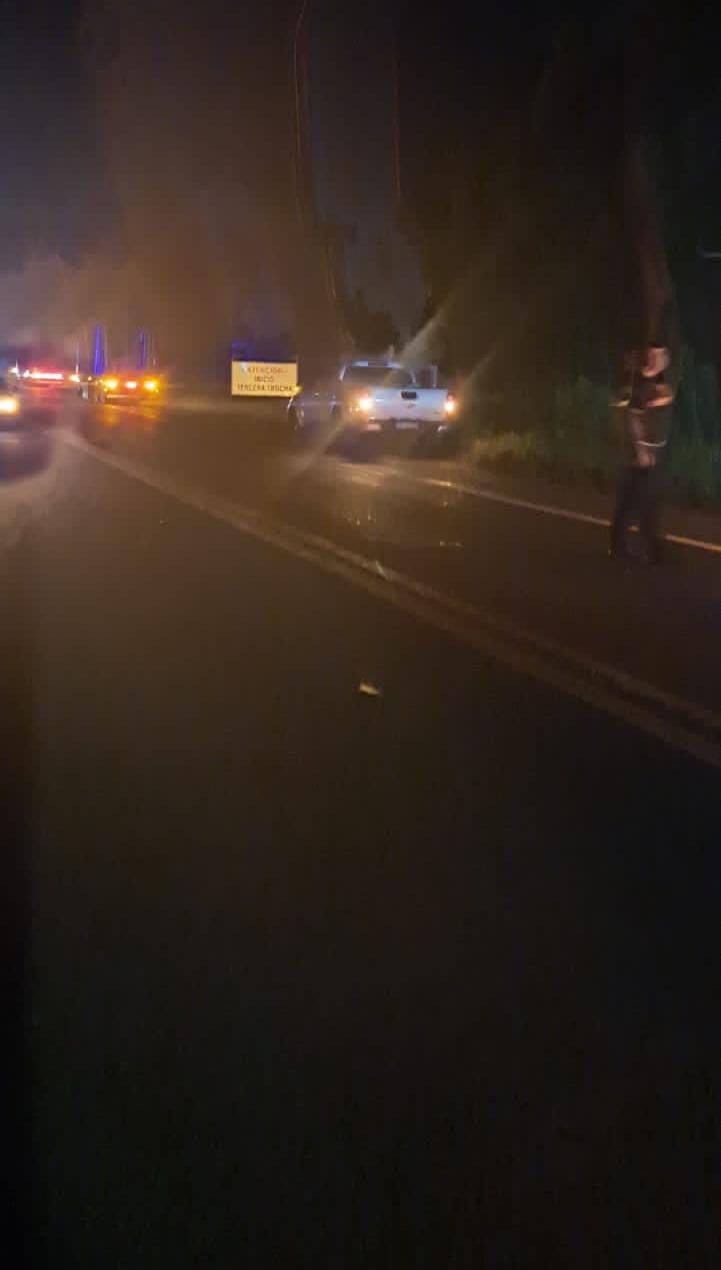 Un camión de gran porte despistó sobre la Ruta Nacional 12 a la altura del puente Piray Guazú imagen-2