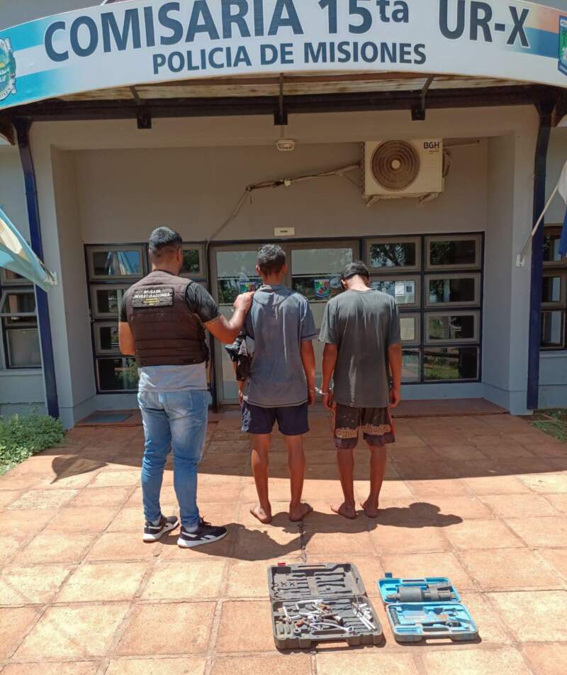 Atraparon a “Mbappé” y “Tirry”: vendían herramientas robadas en un barrio de Posadas y fueron detenidos imagen-12