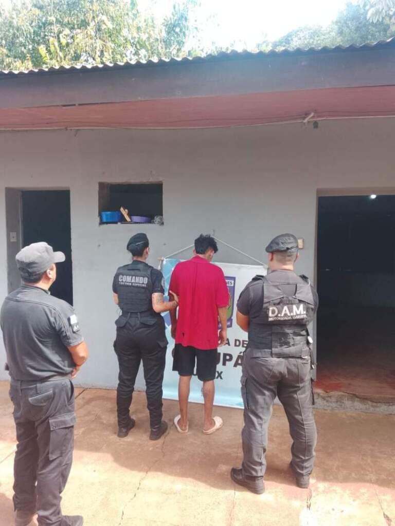 Demoraron a un adolescente con pedido de detención por lesiones con arma blanca y robos en Garupá imagen-34