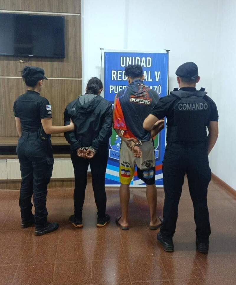 Cayeron dos sospechosos por robos a comercios del centro de Puerto Iguazú imagen-2