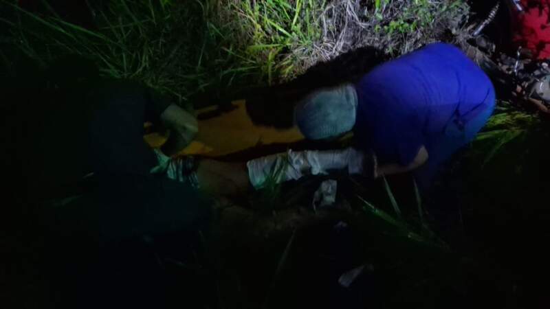 Profundidad: despiste de motocicleta dejó una mujer lesionada en la Ruta Provincial 204 imagen-2