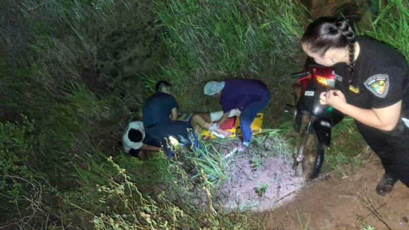 Profundidad: despiste de motocicleta dejó una mujer lesionada en la Ruta Provincial 204 imagen-4