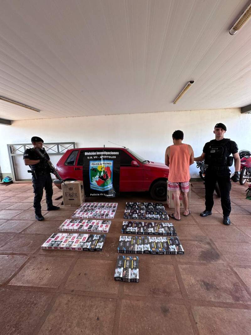 Demoraron a un hombre en Apóstoles por contrabando de cigarrillos Demoraron a un hombre en Apóstoles por contrabando de cigarrillos imagen-8